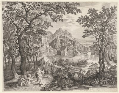 熊にむさぼり食われるベテルの子供たちを呪うエリシャ 作： Gillis van Coninxloo