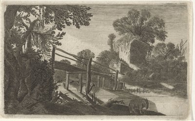 廃墟の木橋 六景（連載タイトル） 作： Gillis van Scheyndel (I)