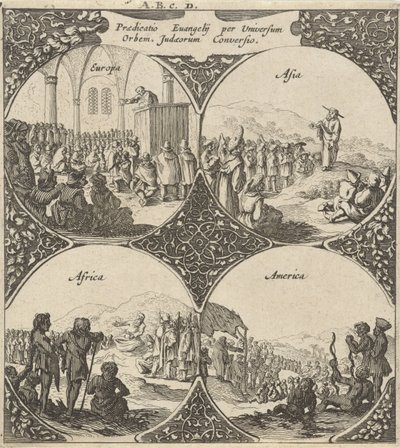 四大陸の牧師 作： Gillis van Scheyndel (I)