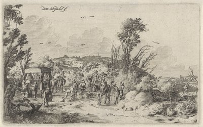 田舎道の馬車とライダー 匂い 五感のある風景（連載タイトル） 作： Gillis van Scheyndel (I)
