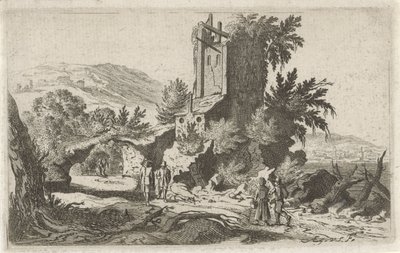 廃墟のハイカー 六景（連載タイトル） 作： Gillis van Scheyndel (I)