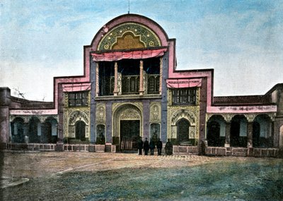 シャーの宮殿の門、テヘラン、c1890 作： Gillot