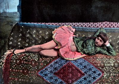 ハーレムのペルシャ女性、c1890。 作： Gillot