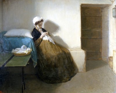 1799年のナポリ共和国（パルテノペス共和国）。"Luisa Sanfelice in prison" Gioacchino Toma (1836-1893) の絵画 1874年 薄手。63 x 79 cm, カポディモンテ美術館 作： Gioacchino Toma