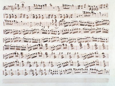 Gioacchino Rossiniの交響曲のバイオリン譜のページです。 作： Gioachino Rossini