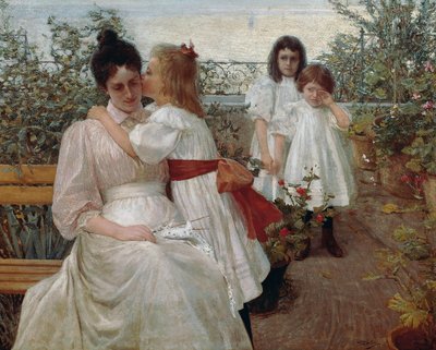 小さな魂、ジョルジオ・ベッローニ（1861-1944）による絵画、キャンバスに油彩 作： Giorgio Belloni