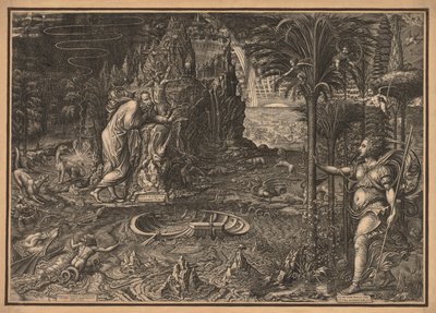 人生の寓意、1561年。 作： Giorgio Ghisi