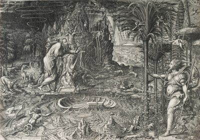 人生の寓意ラファエルの夢、1561 作： Giorgio Ghisi