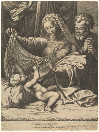 ロレートのマドンナ、1575 年。 作： Giorgio Ghisi