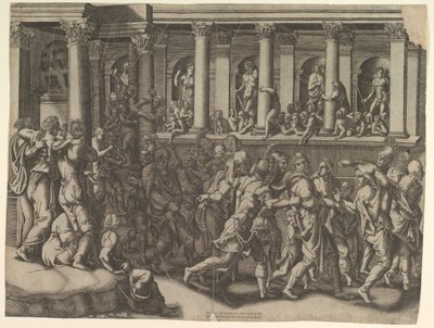 囚人のあざけり1540年。 作： Giorgio Ghisi
