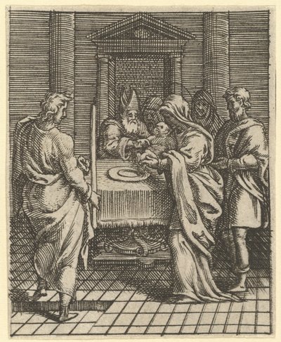 Virgin of Sorrows：The Temple in the Temple、9つの周囲の区画の1つ...、1575年まで。 作： Giorgio Ghisi