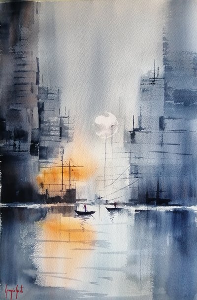 ミスティ・ハーバー・グロー 作： Giorgio Gosti
