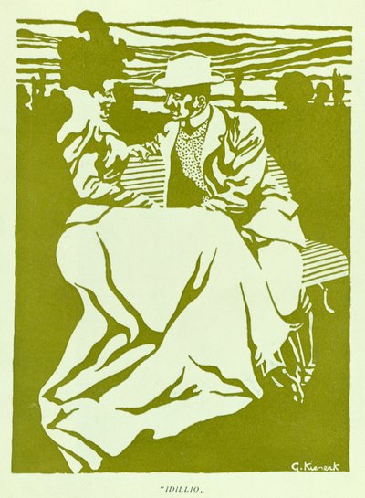 Novissimaに掲載されたIdyll 作： Giorgio Kienerk