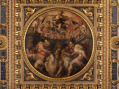 サントスピリトとサンタクローチェの四分の一の寓話 作： Giorgio Vasari