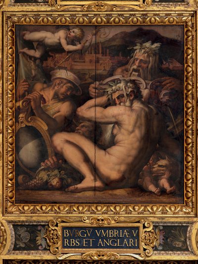 ボルゴサンセポルクロとアンギアリの寓話 作： Giorgio Vasari
