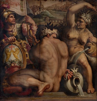 カセンティーノの寓意、1563-1565 作： Giorgio Vasari