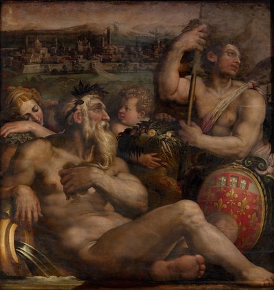 プラートの寓意、1563-1565 作： Giorgio Vasari