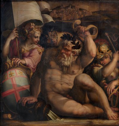ロマーニャの寓意、1563-1565 作： Giorgio Vasari