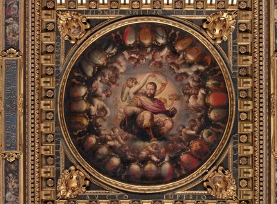 コジモ1世の神格化 作： Giorgio Vasari