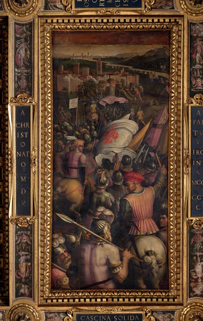 カッシーナの捕獲 作： Giorgio Vasari
