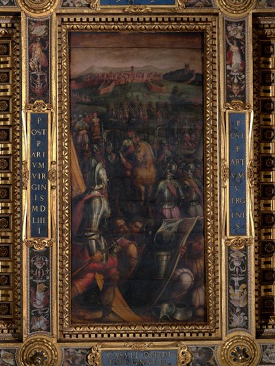 カソール捕獲 作： Giorgio Vasari