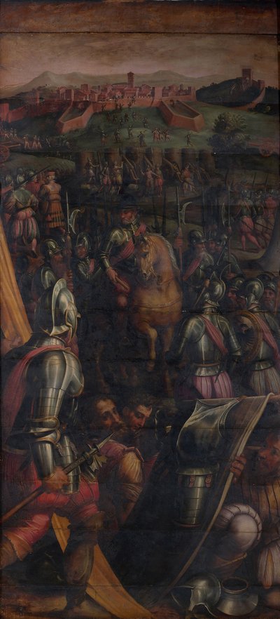 キャソールの捕獲、1563-1565 作： Giorgio Vasari