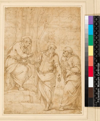ピーターを彼の後継者、1500-1599と名付けたキリスト 作： Giorgio Vasari