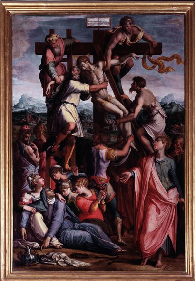 Deposition（油彩・キャンバス 作： Giorgio Vasari