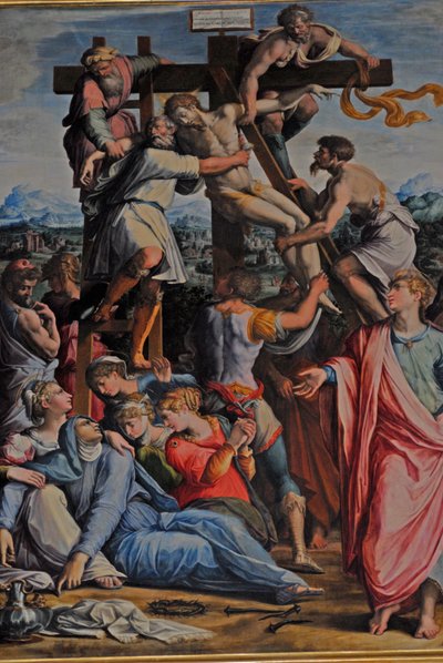 十字架から降ろされたイエス 作： Giorgio Vasari