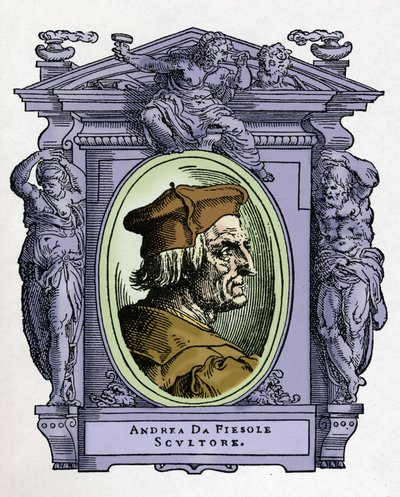 ANDREA DA FIESOLEの肖像（アンドレア・フェルッチ 作： Giorgio Vasari