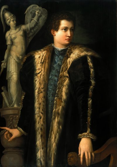 ベルナルデット・デ・メディチの肖像、1547年頃。 作： Giorgio Vasari