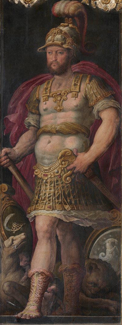 コジモ1世デ・メディチの肖像 作： Giorgio Vasari