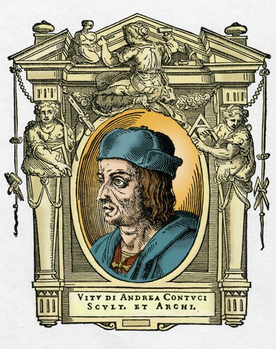 ヤコポ・サンソヴィーノの肖像 作： Giorgio Vasari