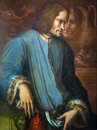 ロレンツォ・デ・メディチの肖像 作： Giorgio Vasari
