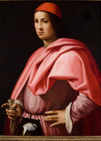 Firenzeläisen herrasmiehen muotokuva (öljy levylle (öljy poppelilevylle) 作： Giorgio Vasari