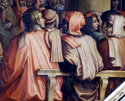 アントニオ・ジャコミニによるピサの戦いのための祈り 作： Giorgio Vasari