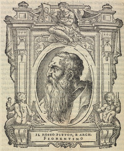 ロッソフィオレンティーノ、「最も優れた画家、彫刻家、建築家の生活」、1568年 作： Giorgio Vasari