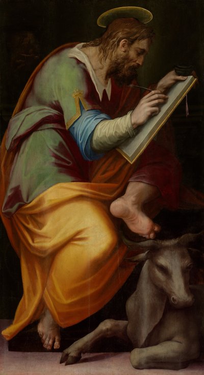 聖ルカ、1570-1571。 作： Giorgio Vasari