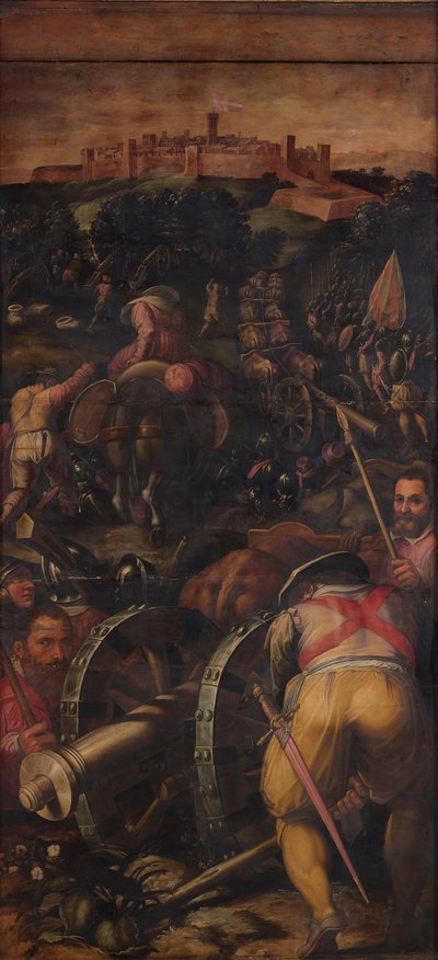 モンテリッジョーニの嵐、1563-1565 作： Giorgio Vasari