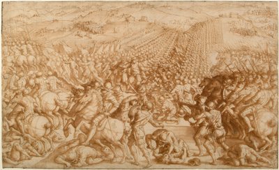 マルチャーノの戦い、1570年代 作： Giorgio Vasari