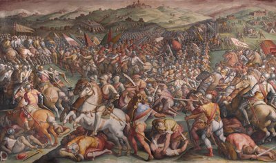 ヴァルディキアーナでのマルチャーノの戦い、1570年〜1571年 作： Giorgio Vasari