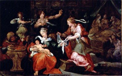 聖母の誕生 作： Giorgio Vasari