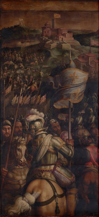モナステロの要塞の占領、1563-1565 作： Giorgio Vasari