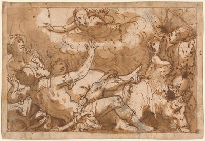 聖パウロの回心 作： Giorgio Vasari