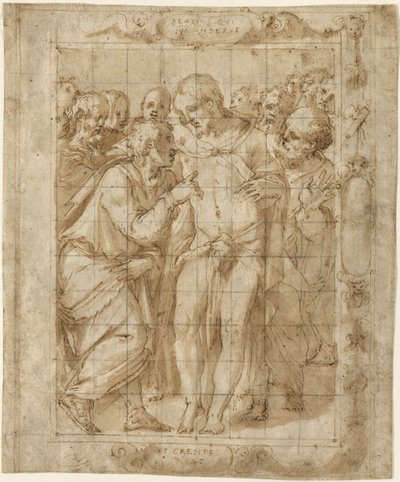 聖トーマスの信仰、1556-57年 作： Giorgio Vasari