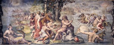 土星に提供された地球からの最初の果物、1655-1657 作： Giorgio Vasari