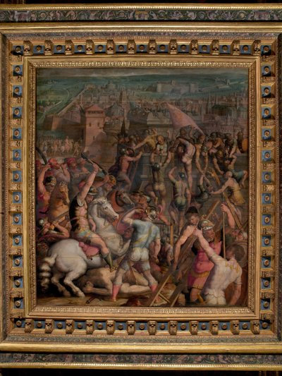 ミラノ奪取 作： Giorgio Vasari
