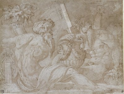 三河の神々 作： Giorgio Vasari