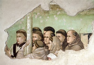 ブラザー・オーガスティンの死 作： Giotto (c.1266 1337)