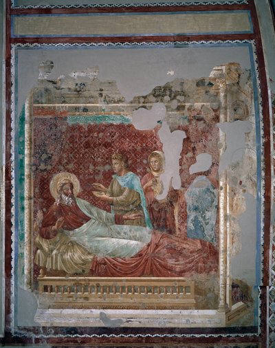 イサクがエサウを拒絶する - フレスコ画 作： Giotto (c.1266 1337)